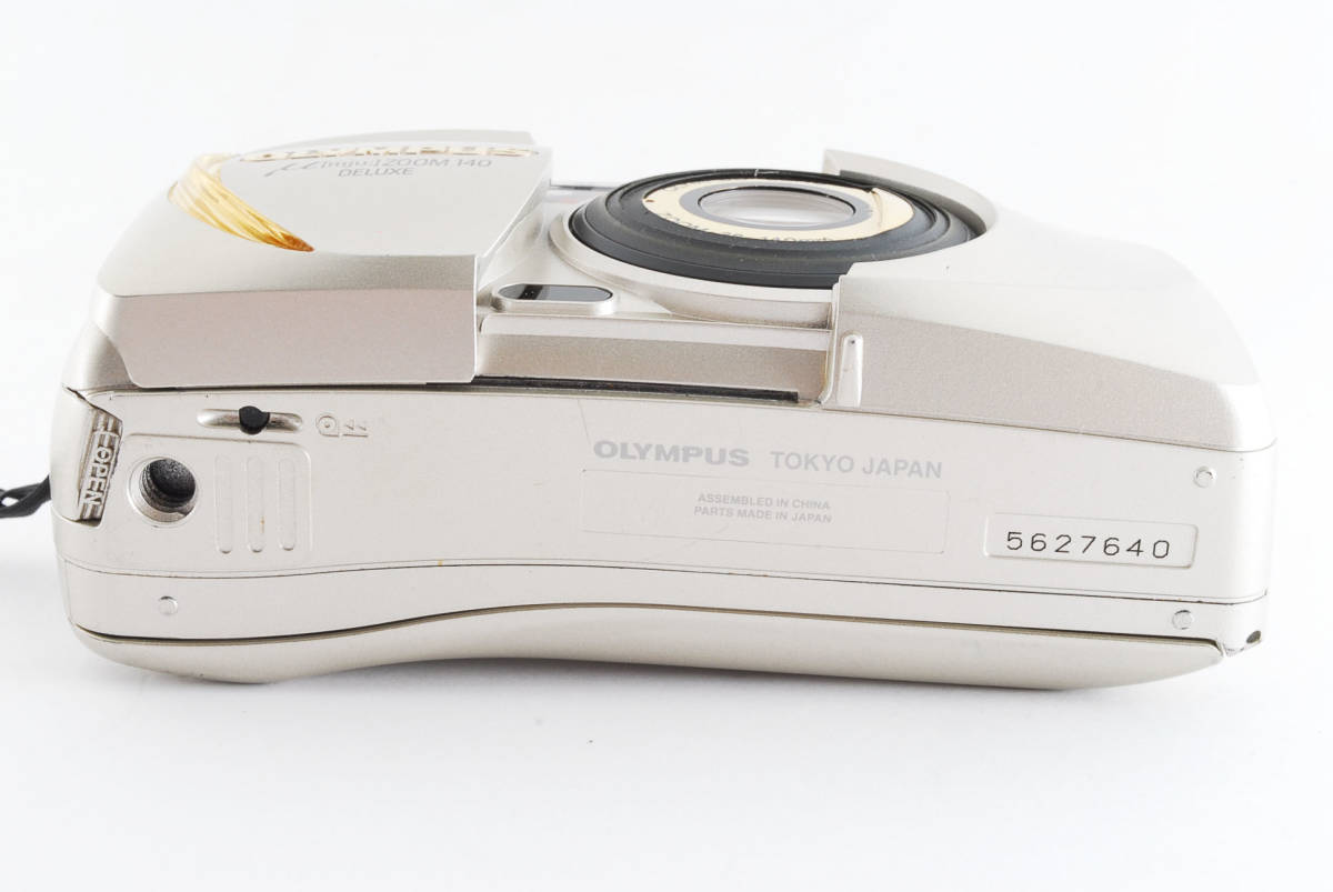  オリンパス Olympus μ Zoom140 Deluxe ゴールド Multi AF 38-140mm コンパクトカメラ 1900205_画像9