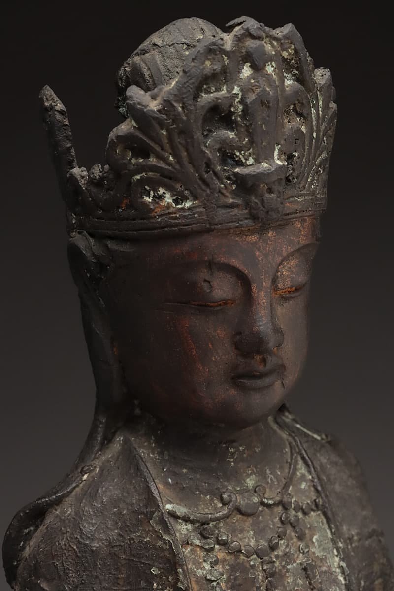 HOT送料無料 ヤフオク! - 仏教美術 銅製 仏像 古仏像 古銅製 観音菩薩