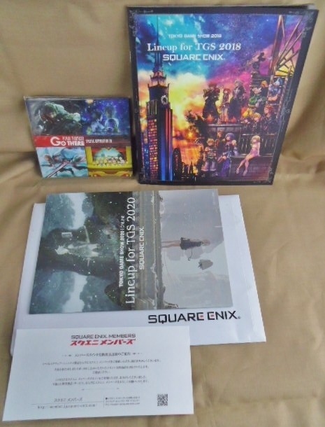 送料込 3点 スクエニ FF GO THERE スペシャル コンピレーション CD+東京ゲームショウ パンフレット 2018年 2020年/ファイナルファンタジー_画像1