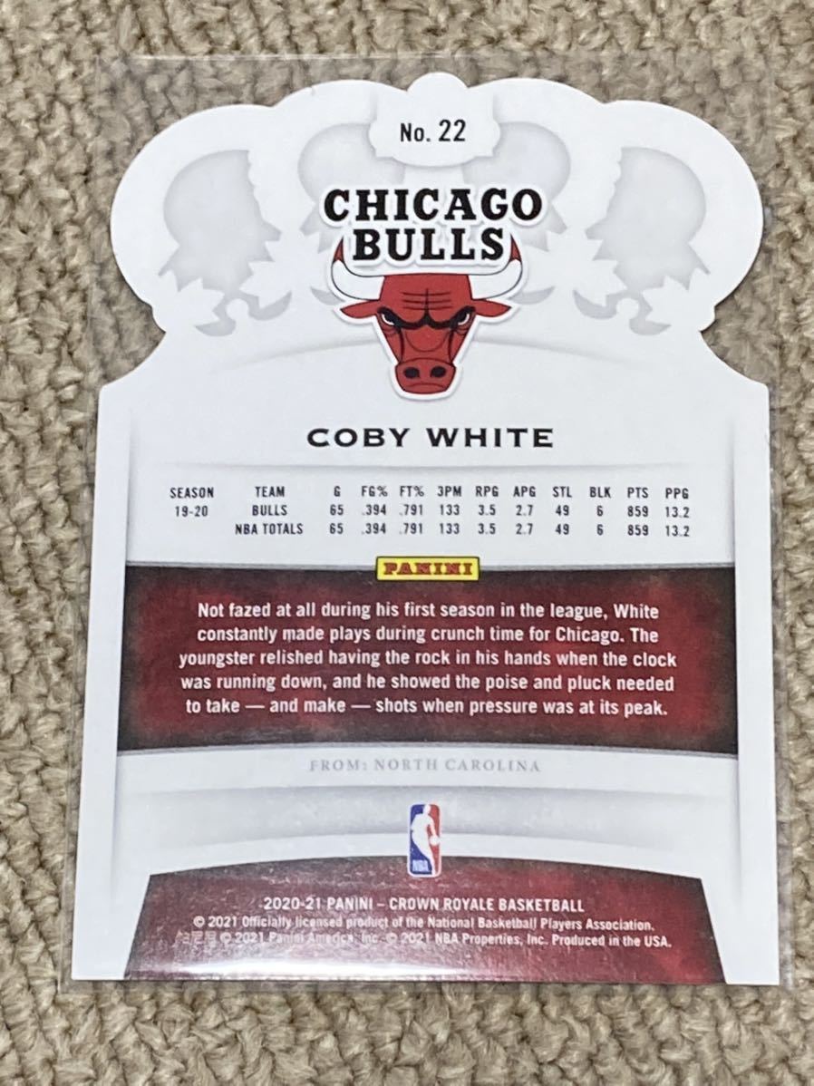 Panini NBA COURT KINGS 2020-21 Coby white RED_画像2