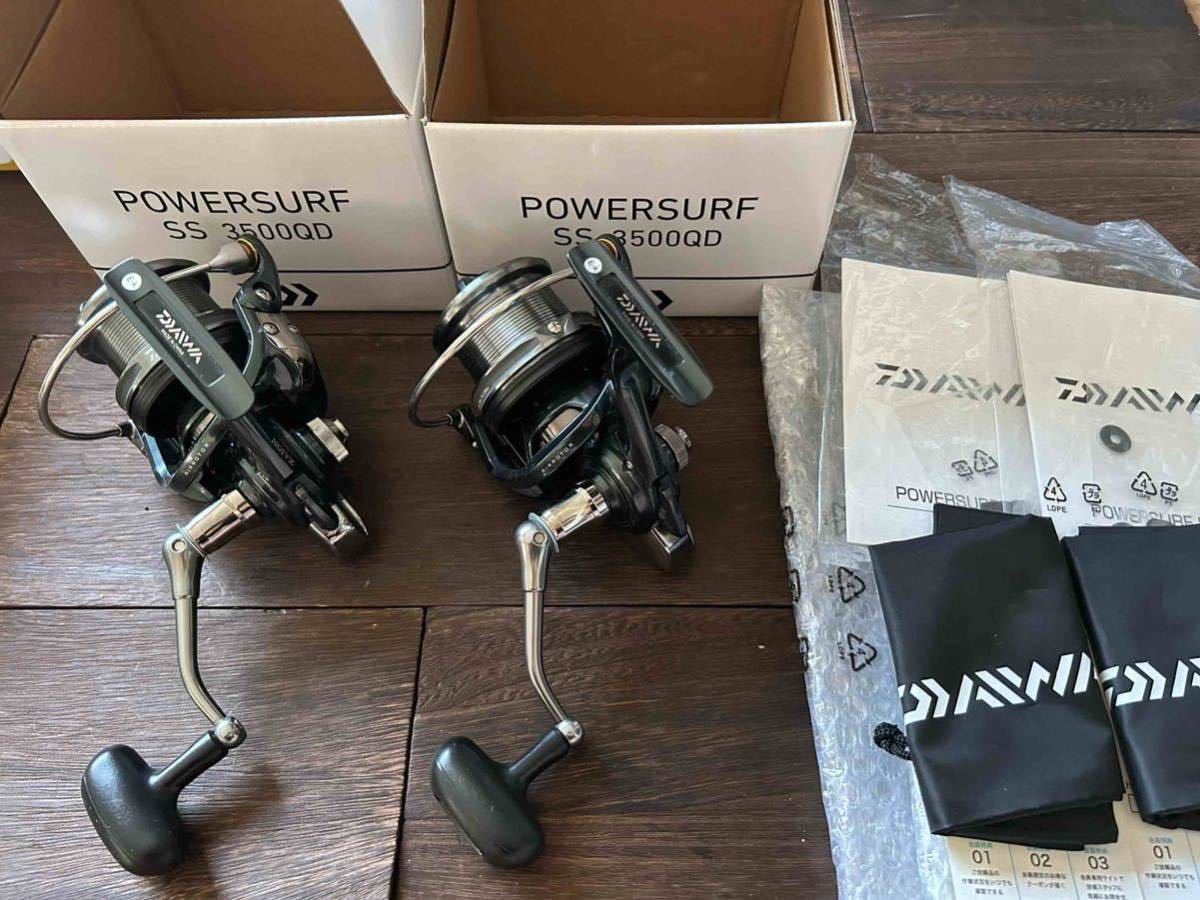 DAIWA ダイワ スピニングリール パワーサーフ SS 3500QD 美品 2台