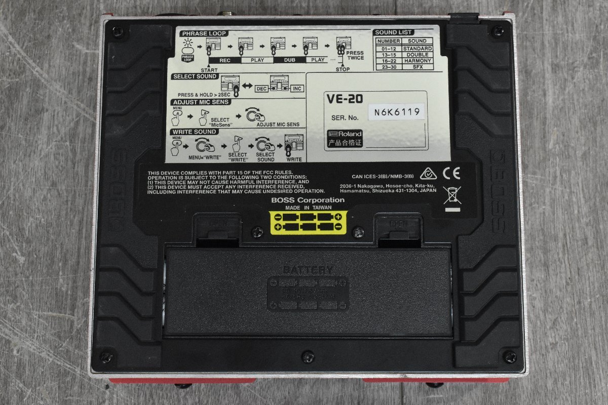 ◇s1110 現状品 BOSS ボス ボーカルエフェクター VE-20 | www.navistar