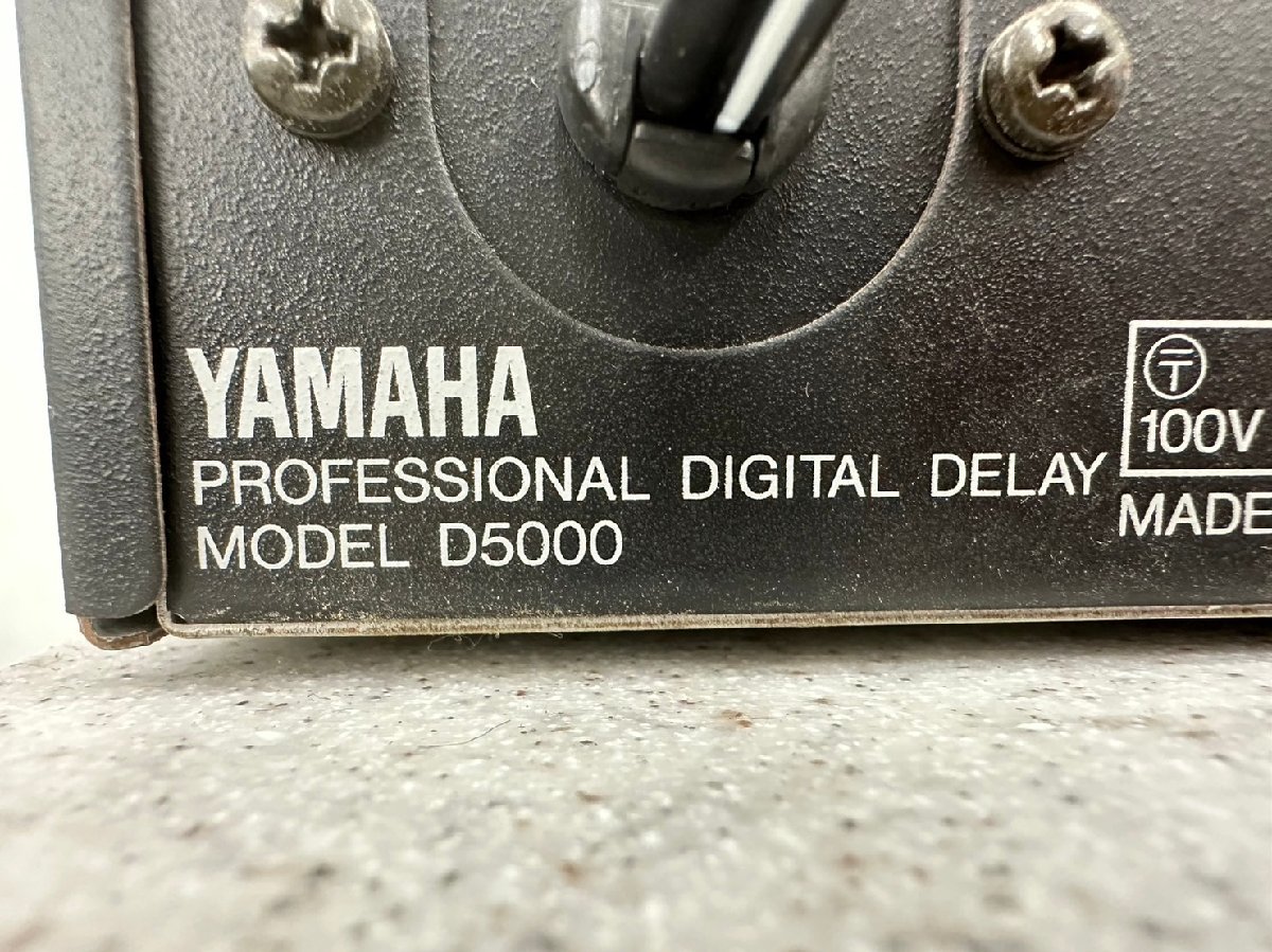 □t1649 現状品☆YAMAHA ヤマハ D5000 デジタルディレイエフェクター