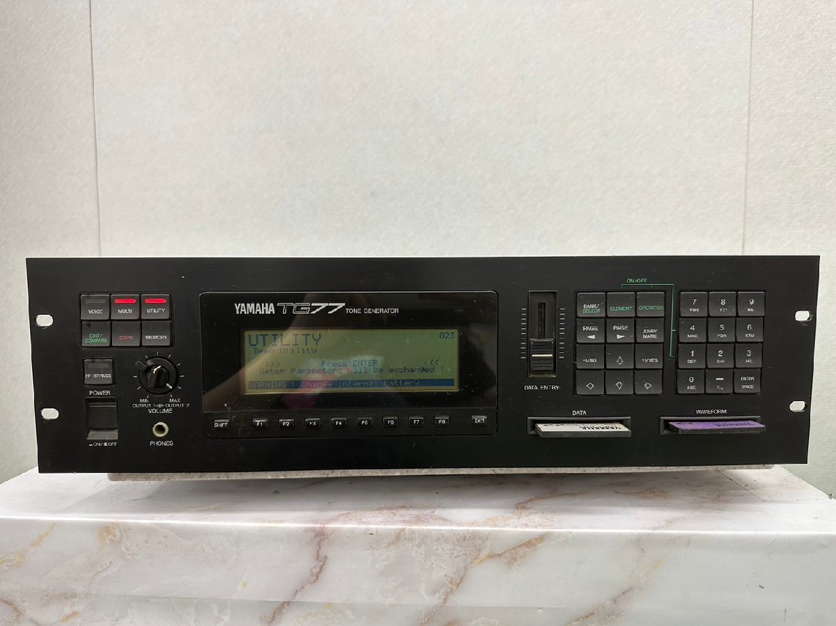 □t1656 現状品☆YAMAHA ヤマハ TG77 トーンジェネレーター