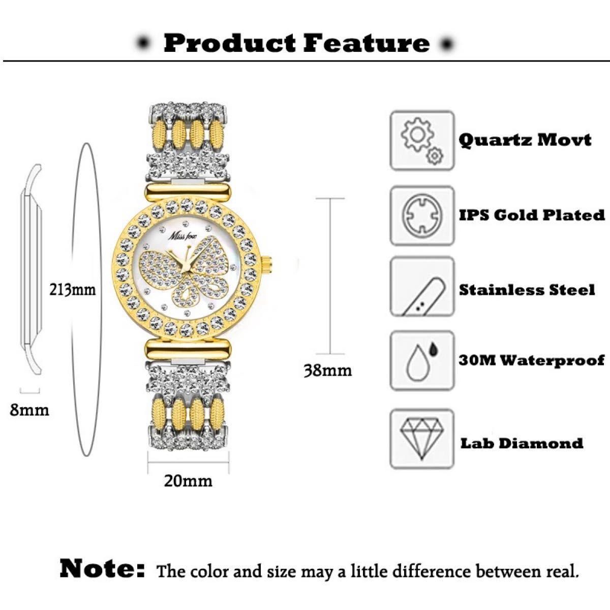 300円クーポン利用可能　未使用に近い　キラキラ　シルバー　腕時計　レディース　ウォッチ　ダイアモンド腕時計 電池交換タイプ