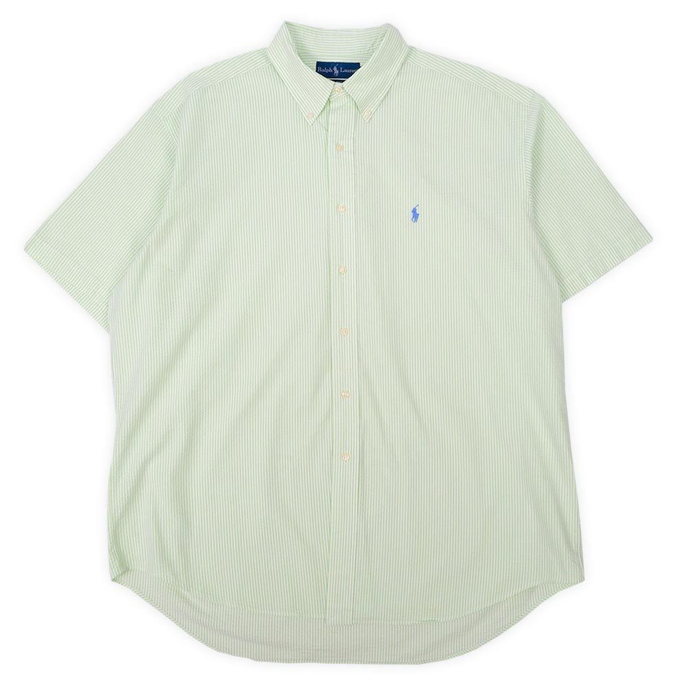 ポロラルフローレン POLO RALPH LAUREN 90s ボタンダウンシャツ シア