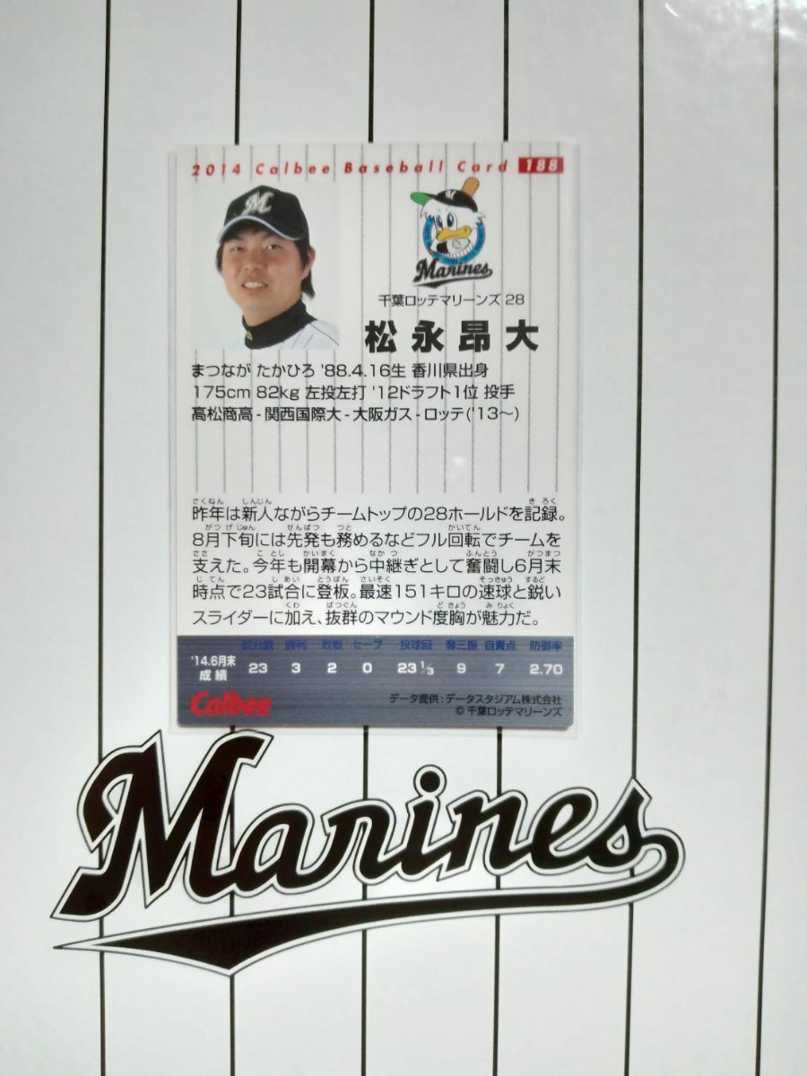 NPB カルビー プロ野球 チップス 2014年 第3弾 レギュラーカード 千葉
