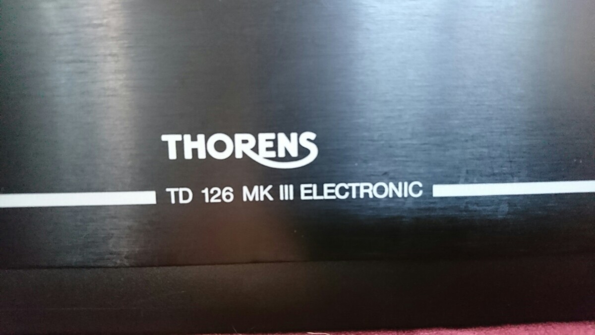  Thorens TD126MK3 operation verification ending goods 