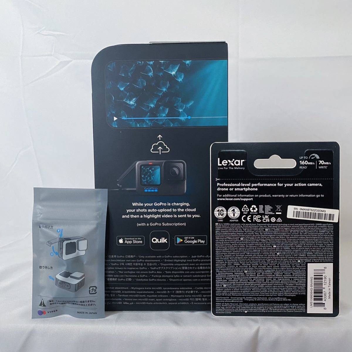 HERO11 Black + SDカード(64GB) + サイドドア(充電口付) 国内正規品