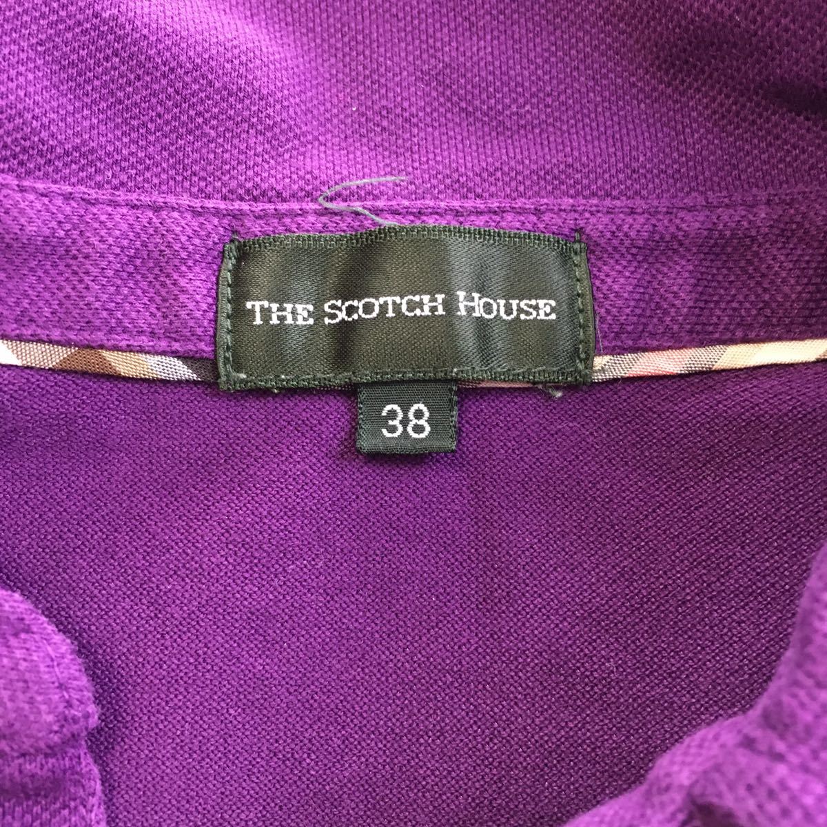 THE SCOTCH HOUSE スコッチハウス ポロシャツ サイズ38 トップス 半袖 レディース (管理番号2305IZ66400)_画像2