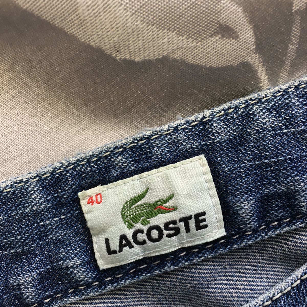 LACOSTE ラコステ デニムパンツ サイズ40 ボトムス ジーンズ (管理番号2305IZ67400)_画像3