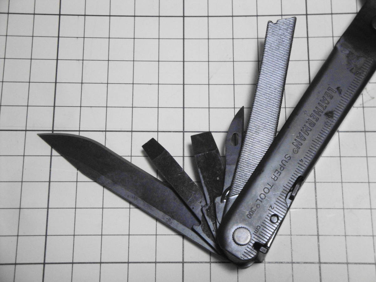 ☆美品 レザーマン スーパーツール 300 ブラック LEATHERMAN SUPER TOOL 300 Black☆の画像7