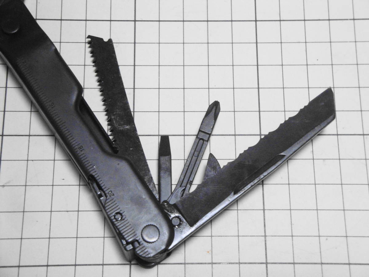 ☆美品 レザーマン スーパーツール 300 ブラック LEATHERMAN SUPER TOOL 300 Black☆の画像8