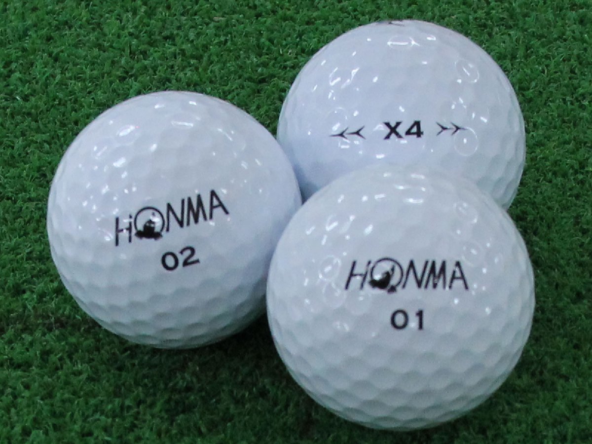 ABランク ホンマ HONMA X4 ホワイト 2019年モデル 30個 球手箱 ロストボール