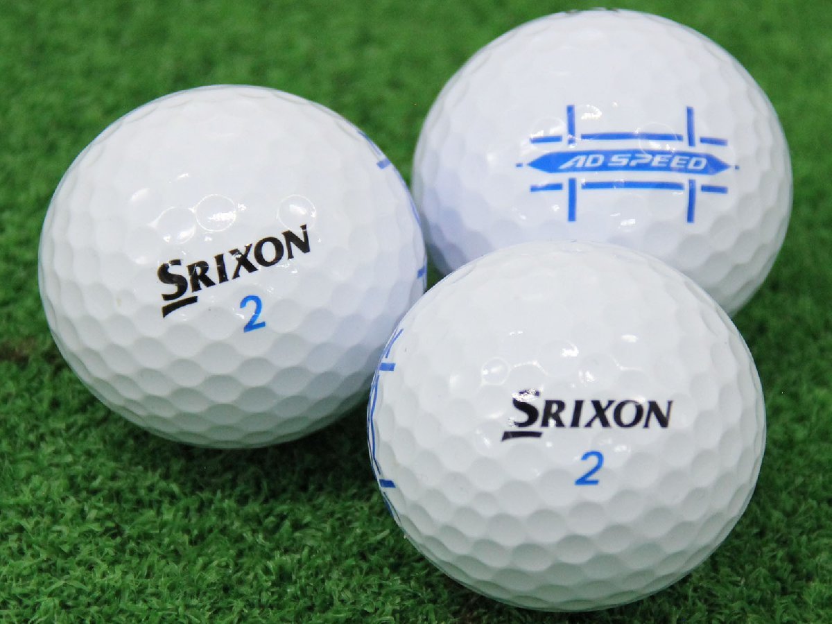 Aランク スリクソン SRIXON AD SPEED ホワイト 2022年モデル 20個 球手箱 ロストボール_画像1