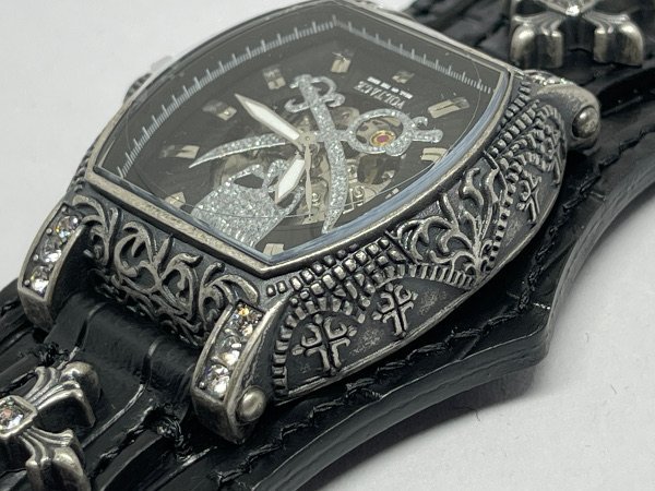 送料無料 VOLTAGE ヴォルテージ 腕時計 15周年記念 ETERNAL 自動巻モデルトノー型 VO-025S-02B_画像5
