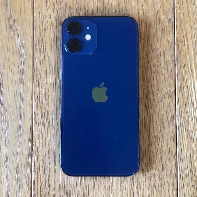 iPhone12 mini 256G ブルー Apple ガラスコーティング オマケあり