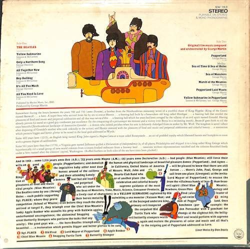 249033 BEATLES / Yellow Submarine(LP)