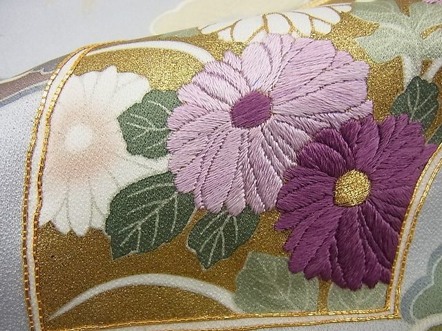 平和屋着物□極上 京の名門 じゅらく謹製 帝王紫 訪問着 駒刺繍