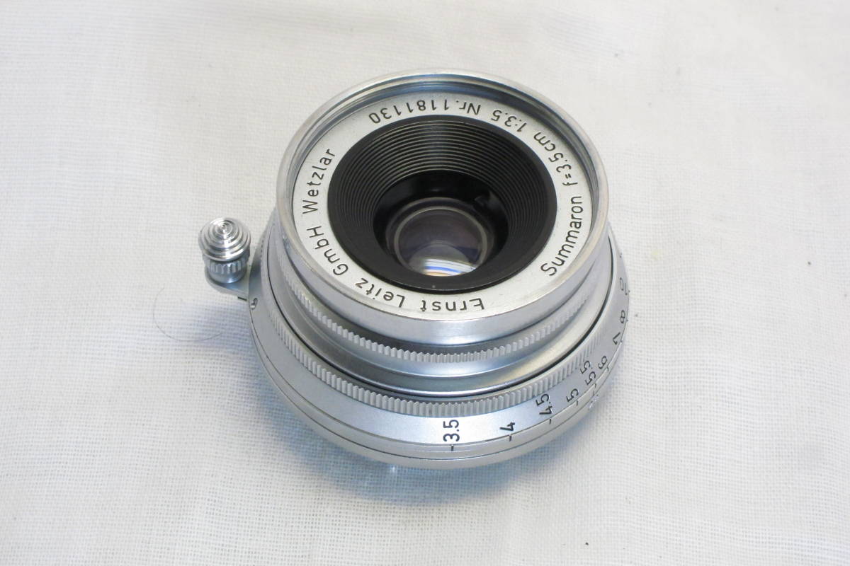 SUMMARON f=3.5cm 1:3.5 Ernst Leitz GmbH Wetzlar Germany ライカM