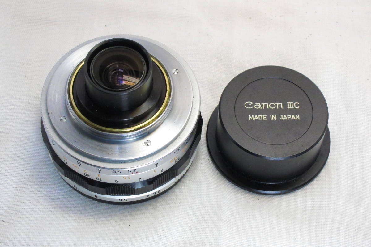 希少 Canon 19mm 1:3.5 専用ファインダー付き ライカLマウント