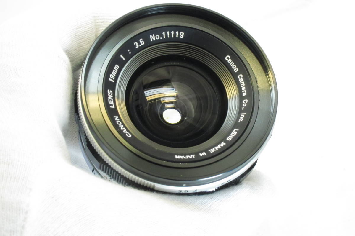 希少 Canon 19mm 1:3.5 専用ファインダー付き ライカLマウント