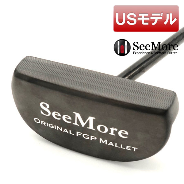 (USモデル)シーモア パター PVD FGP マレット パター 34インチ 右利き用 SeeMore ヘッドカバー付属 ゴルフクラブ(新品)_画像1