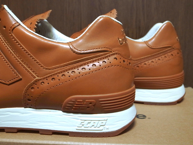 16年製 NEW BALANCE M576 GRB GRENSON ニューバランス グレンソン 別注 MADE.IN.ENGLAND 英国製 カーフスキンレザー ブラウン 茶 US12_画像8