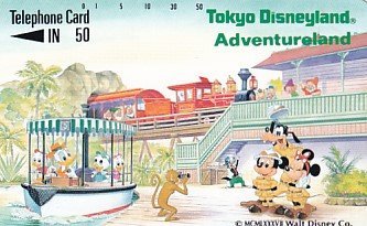 〆東京ディズニーランド Adventureland ミッキーマウステレカ_画像1