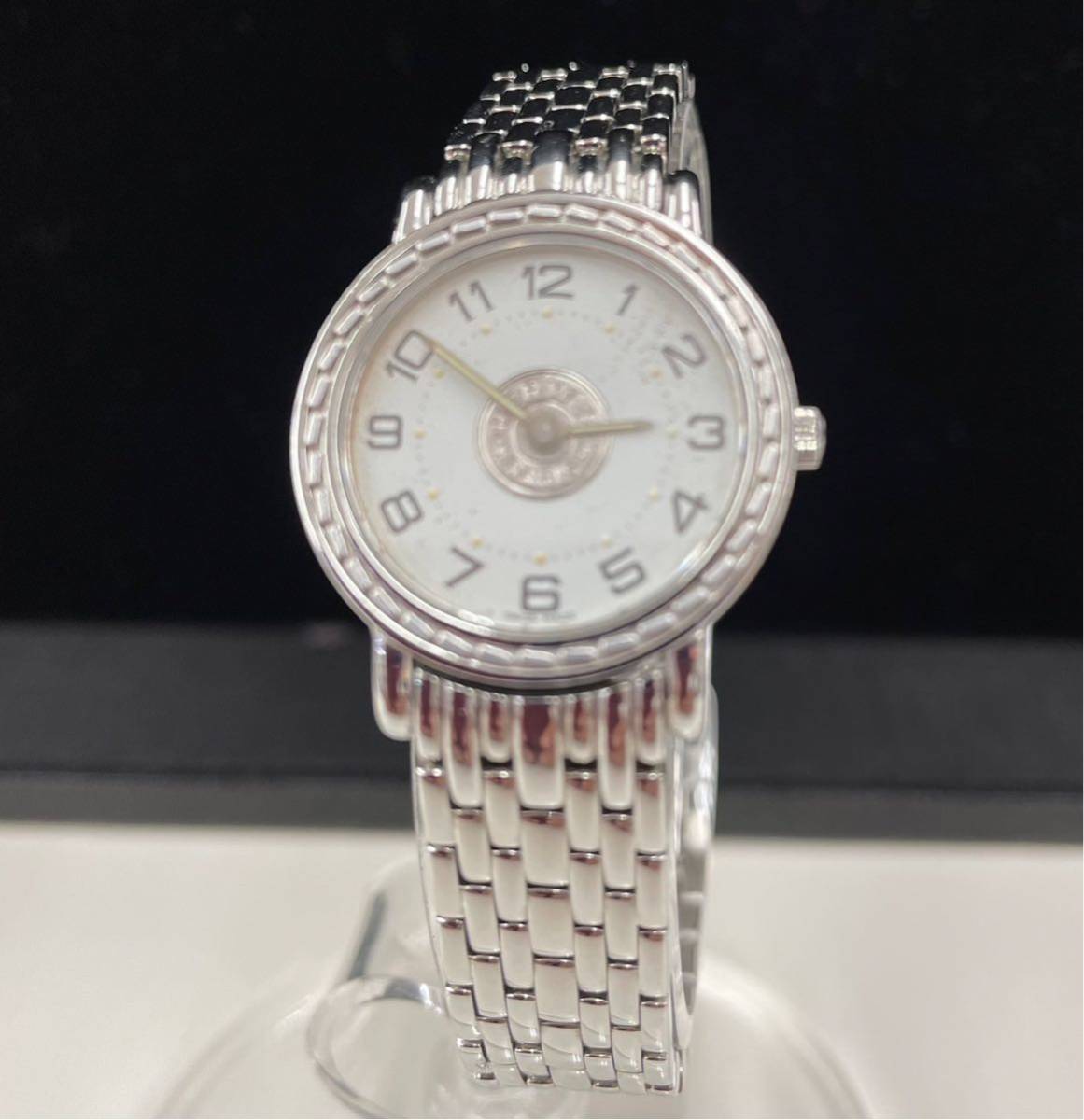 美品】HERMES エルメス セリエ ウォッチ23mm 時計 オーストリッチ