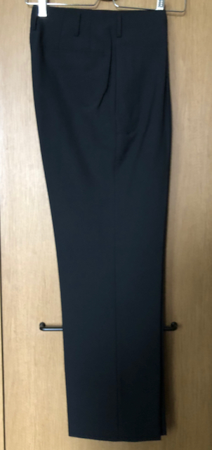 未使用○夏用 男子学生ズボン W73 股下72 黒 ブラック 裏綿 吸汗 ワンタック ブイヨット学生服 サマースラックス スクールパンツ 丸洗いOK(メンズファッション)|売買されたオークション情報、ヤフオク! の商品情報をアーカイブ公開 学生服 男子ズボン 新品未使用 夏用