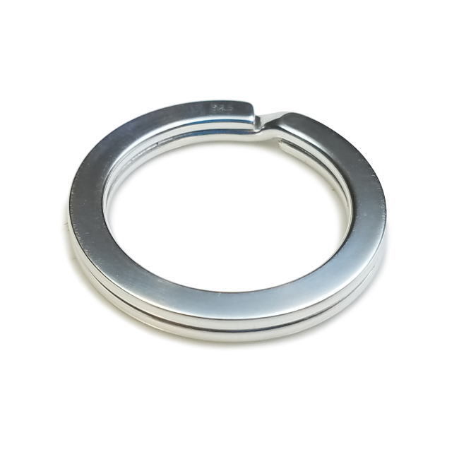 svp07/25mm кольцо для ключей flat удар . type 2 -слойный can брелок для ключа для ma LUKA n1 шт продажа / серебряный 925silver925