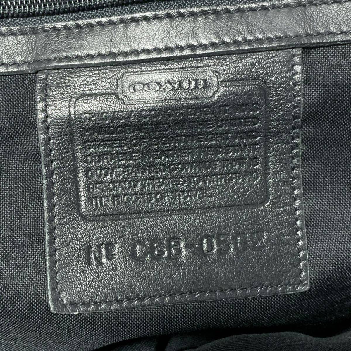 送料込 美品 COACH オールドコーチ グラブタンレザーボストンバッグ