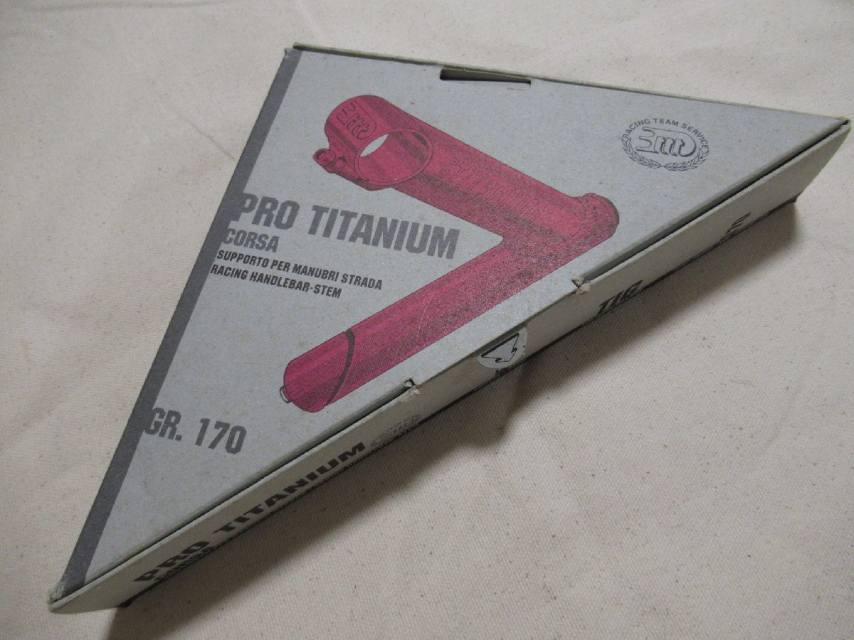 3T 3ttt PRO TITANIUM ステム 110mm チタン製ステム 新品未使用 長期在庫品 1990年代後半製造 イタリア製 3T 3ttt PRO TITANIUM ステム 110mm チタン製ステム 新品未使用 長期在庫品 1990年代後半製造 イタリア製