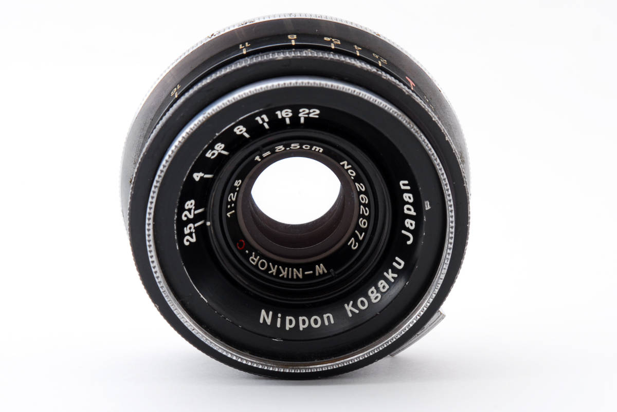 ★☆【人気レンズ】 NIKON ニコン W-NIKKOR C 35mm F2.5 ブラック Sマウント　試写画像有　＃2950☆★_画像2