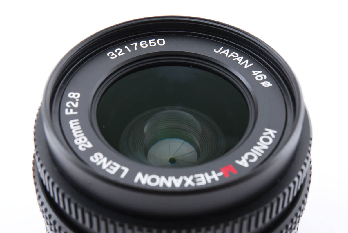 【OH品】 Konica コニカ M-HEXANON 28mm F2.8 Leica ライカMマウント