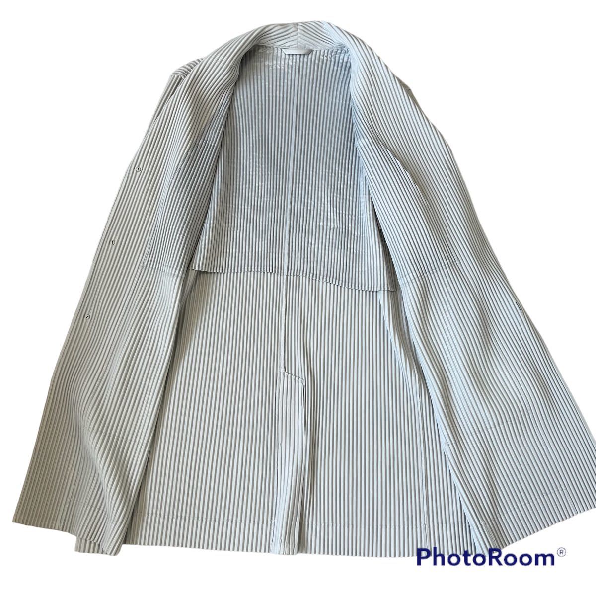 人気定番の人気定番のHOMME PLISSE ISSEY MIYAKE プリーツロングコート