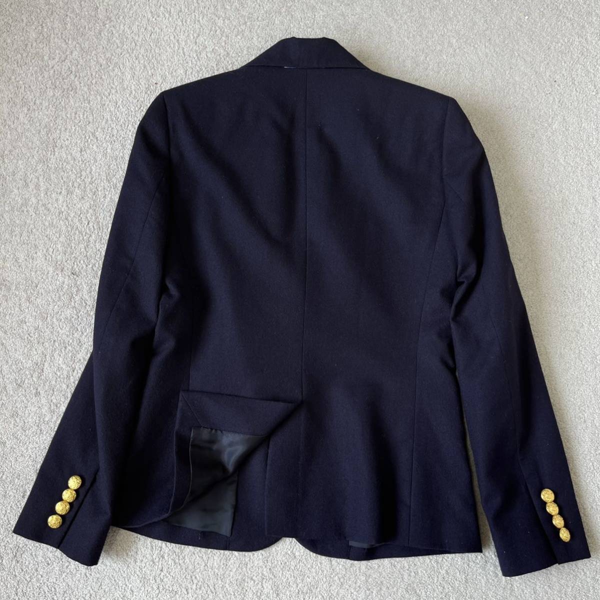美品 POLO RALPH LAUREN 【現行】 ポロ ラルフローレン 紺 ブレザー 金