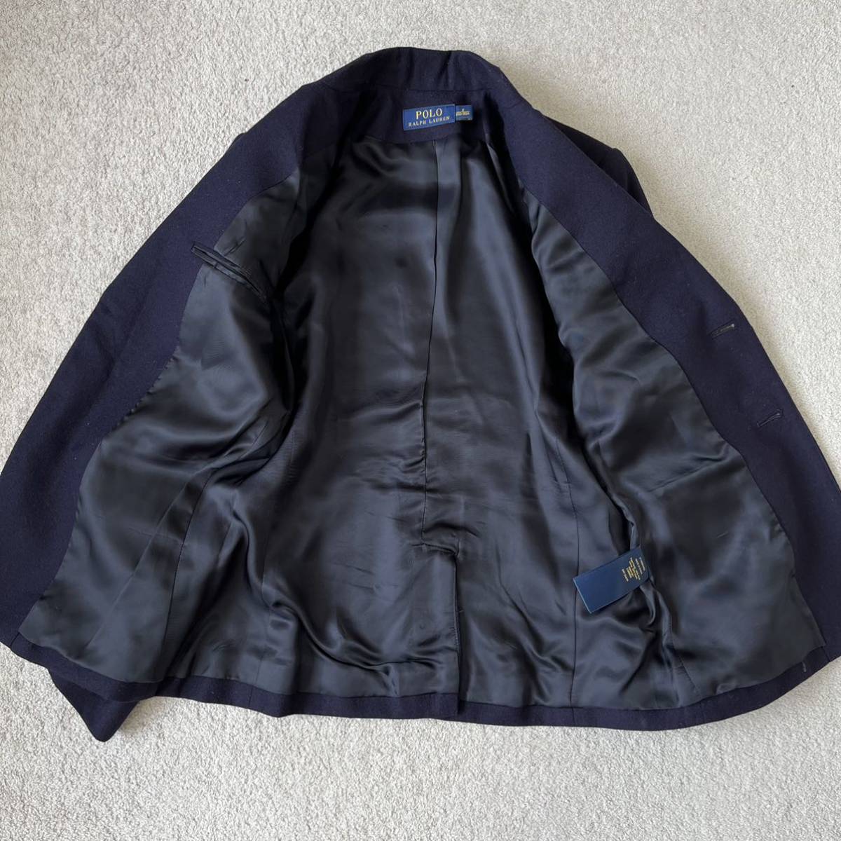 美品 POLO RALPH LAUREN 【現行】 ポロ ラルフローレン 紺 ブレザー 金