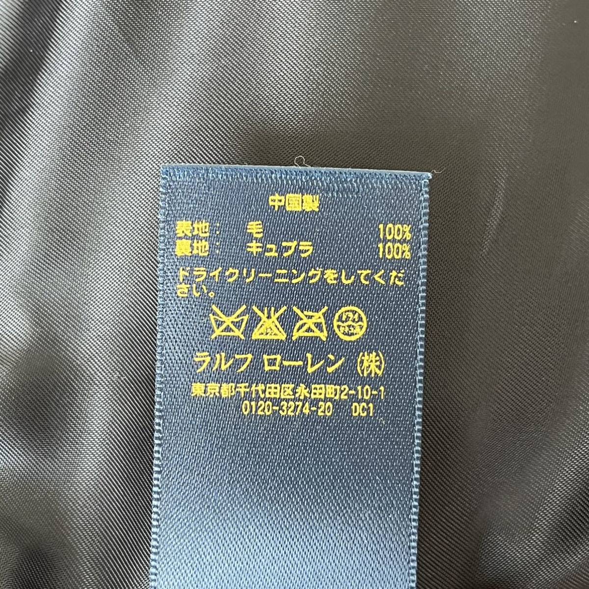 美品 POLO RALPH LAUREN 【現行】 ポロ ラルフローレン 紺 ブレザー 金