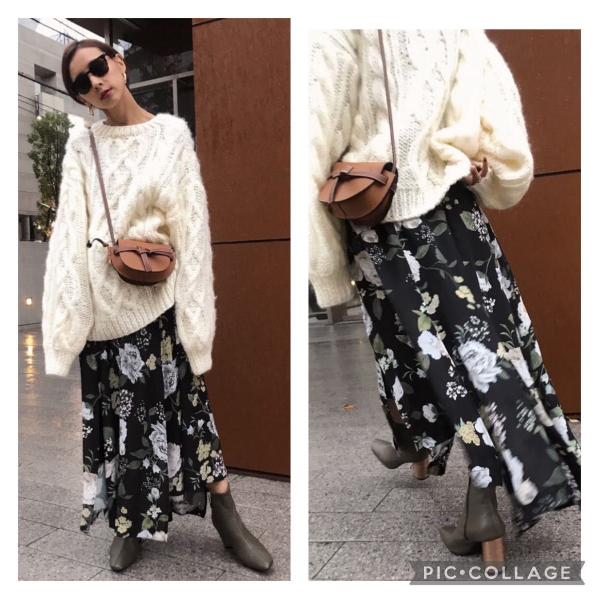 美品AMERI RILEY SLIT SKIRT ロングスカート税込16 280|PayPayフリマ