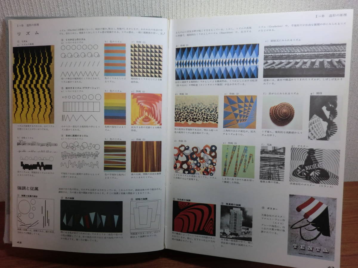 180509G6★ky 図画工作・美術資料図解大事典 デザイン・工作編 全国教育図書 造形の原理 材料・用具 構成 技法_画像3