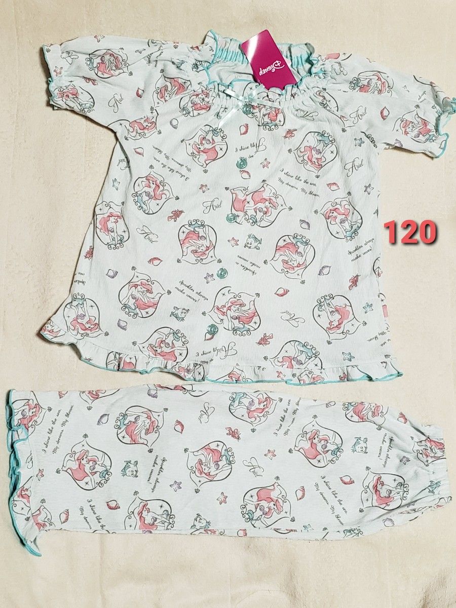 新品 120 半袖パジャマ ナイトウェア ルームウェア 女の子 ディズニー プリンセス 七分丈 前開き ボタンパジャマ アリエル|PayPayフリマ 新品 100 半袖パジャマ ナイトウェア ルームウェア ディズニー プリンセス