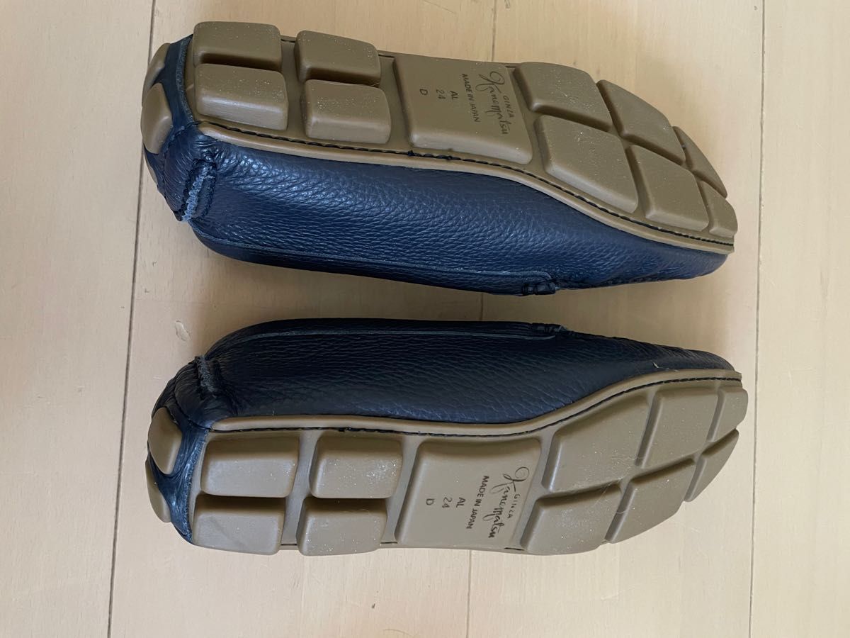 新品未使用品】銀座かねまつタッセルローファー本革ドライビング 新品未使用品】銀座かねまつタッセルローファー本革ドライビング