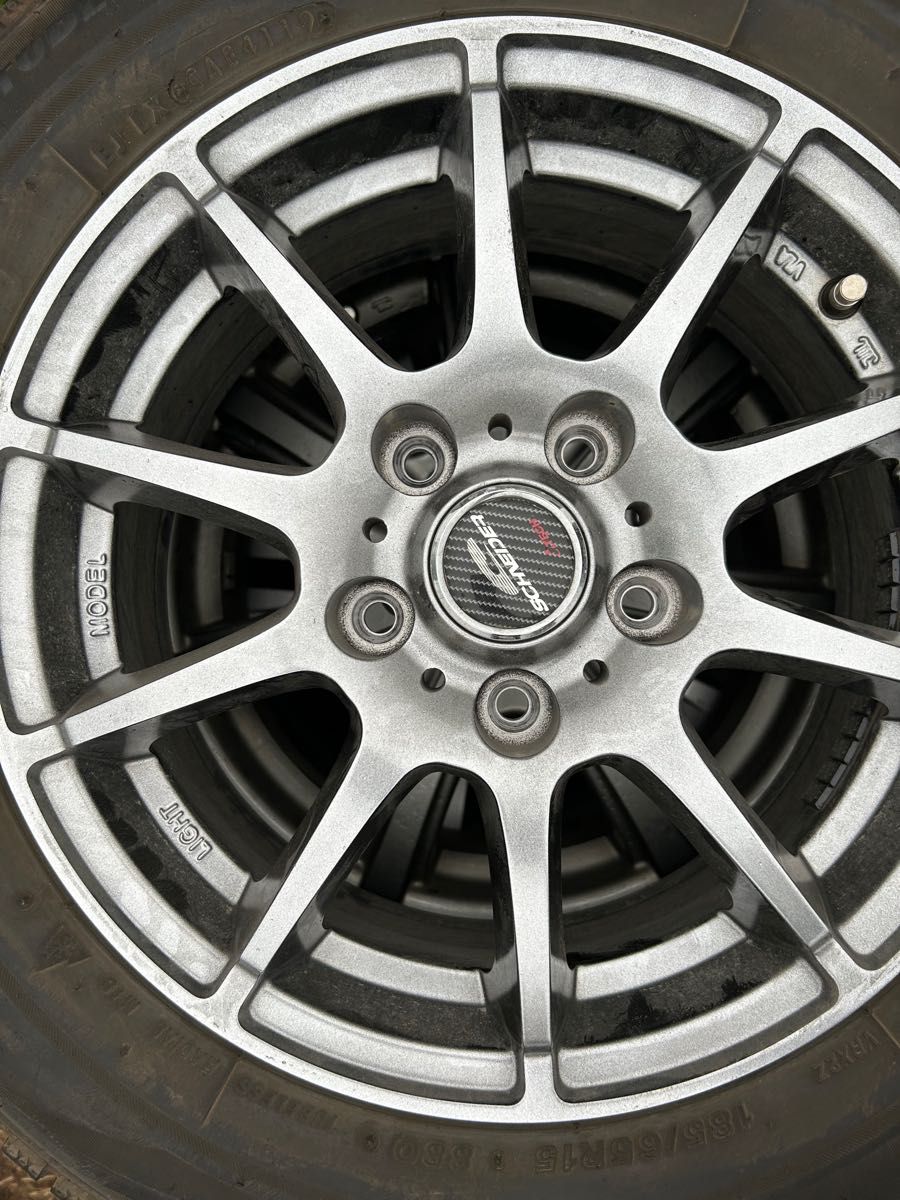 BRIDGESTONE 185/65R15 19年製 タイヤホイールセット