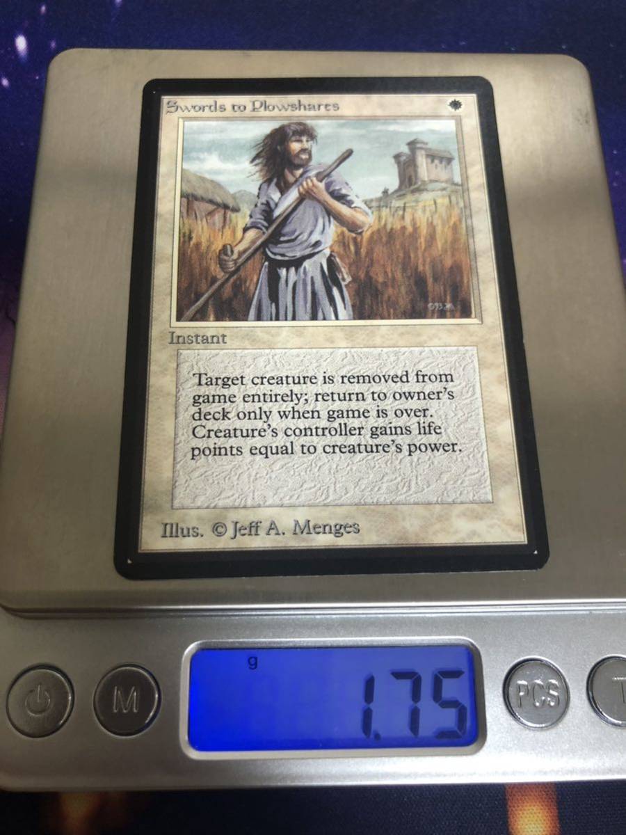 MTG/剣を鍬に/Swords to Plowshares/LEB/希少/C MTG/剣を鍬に/Swords to Plowshares/LEB/希少/C