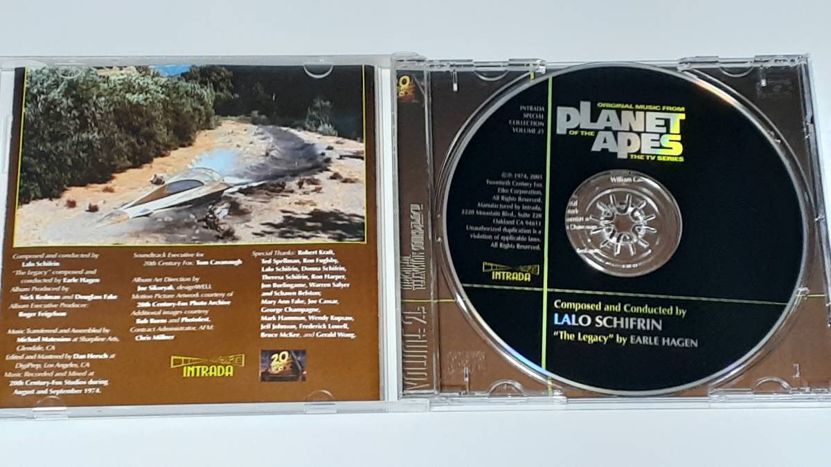 CD  猿の惑星(1974・ＴＶ) Planet of the Apes／ラロ・シフリン Lalo Schifrin、アール・ハーゲン、リチャード・ラサール／米限定盤の画像3