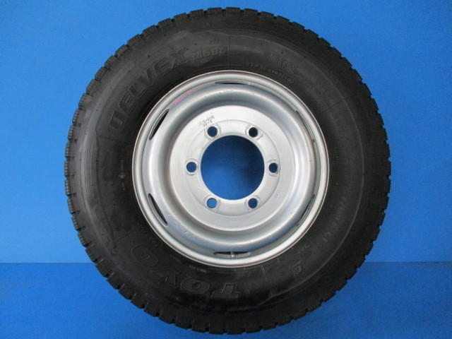 ●☆ 三菱ふそう キャンター TOPY 6穴 16インチ 5.5K TOYO DELVEX M634 205/85R16 117/115L LT タイヤ ホイール 1本 (g065098)_画像1