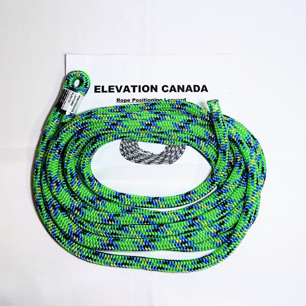 ELCポジショニングロープ緑11.5mm約4.5m1eye アーボリスト 造園 ツリー