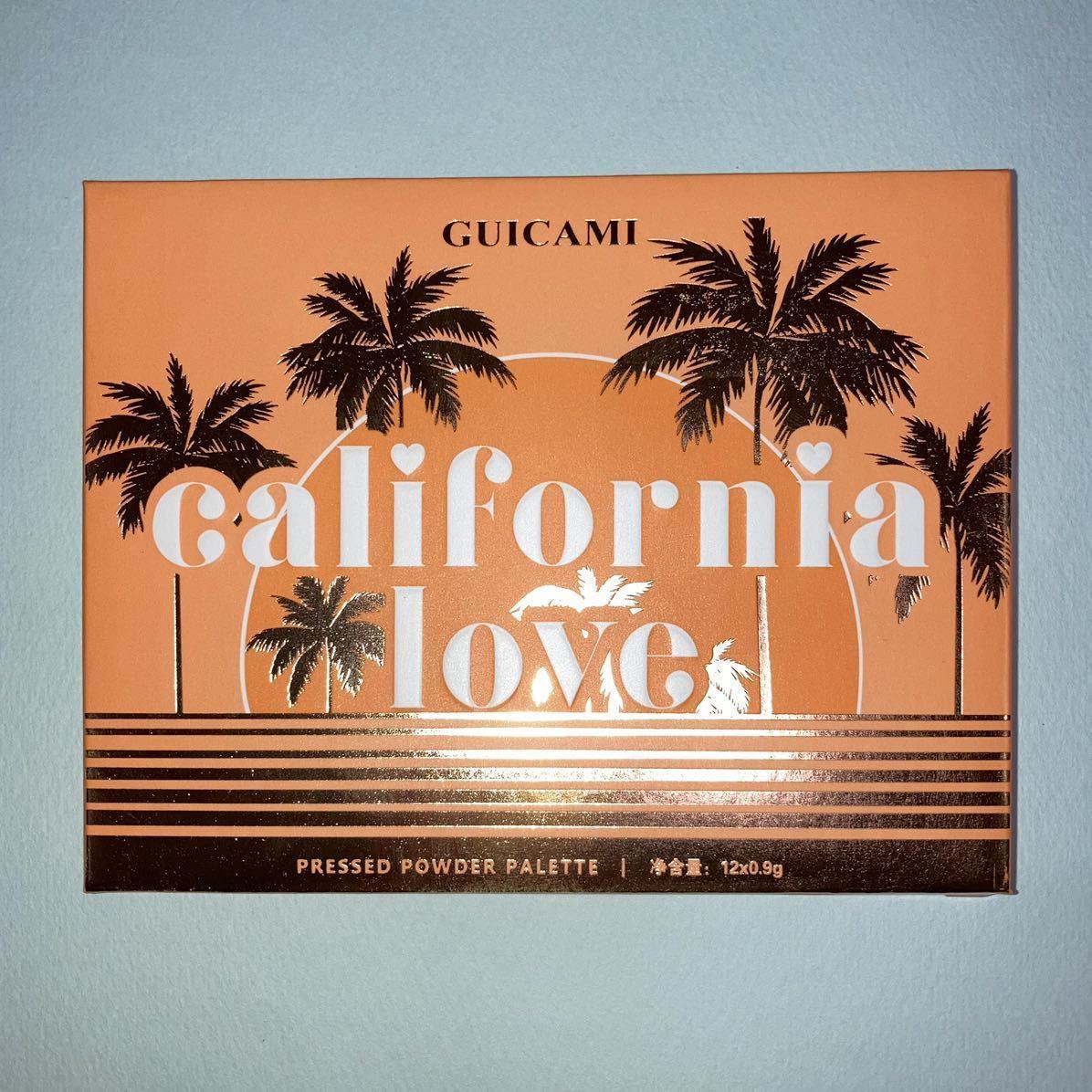 新品　california love カリフォルニア ラブ　アイシャドウパレット１　タイプ１　12色 アイシャドウ　アイシャドー　化粧品　新品